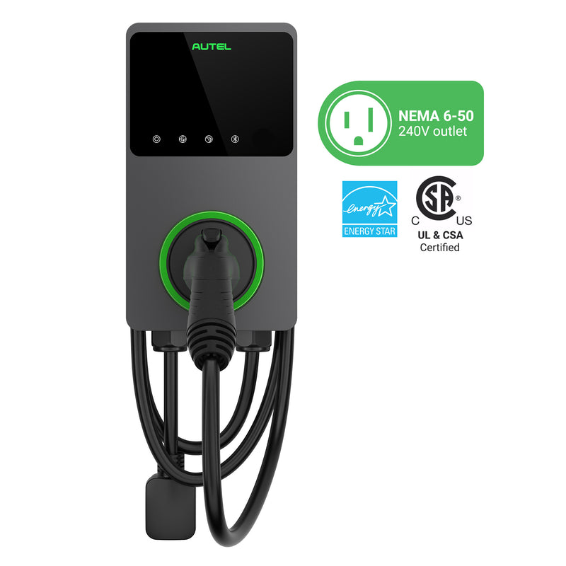MaxiCharger AC Elite Home 40A NEMA 6-50 EV Charger With In-Body Ho –  Autel Energy